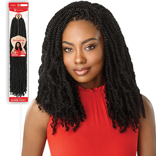 Outre X-Pression Twisted Up Synthetic Braids – Original Bomb Twist