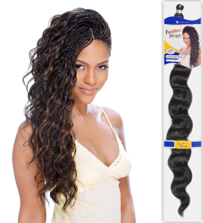 Freetress Braid Loose Deep Wave 24"